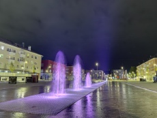   .  / Fountains in Leypunsky St.