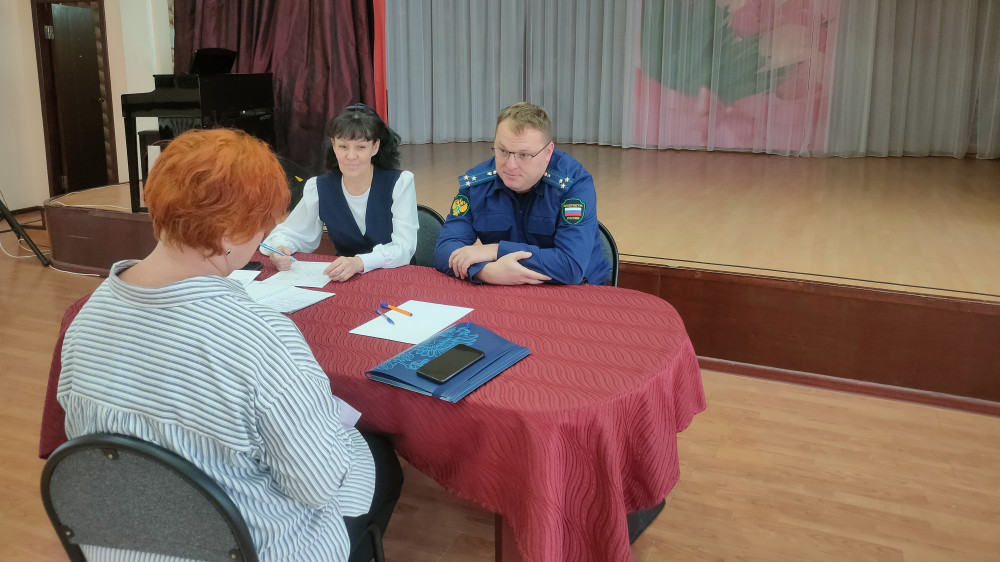 Приём прокурора Обнинска в Клубе ветеранов 1 апреля