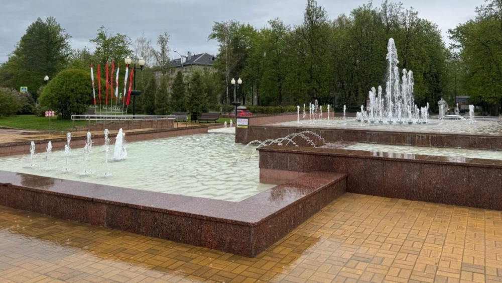 1 мая в Обнинске запустят фонтаны